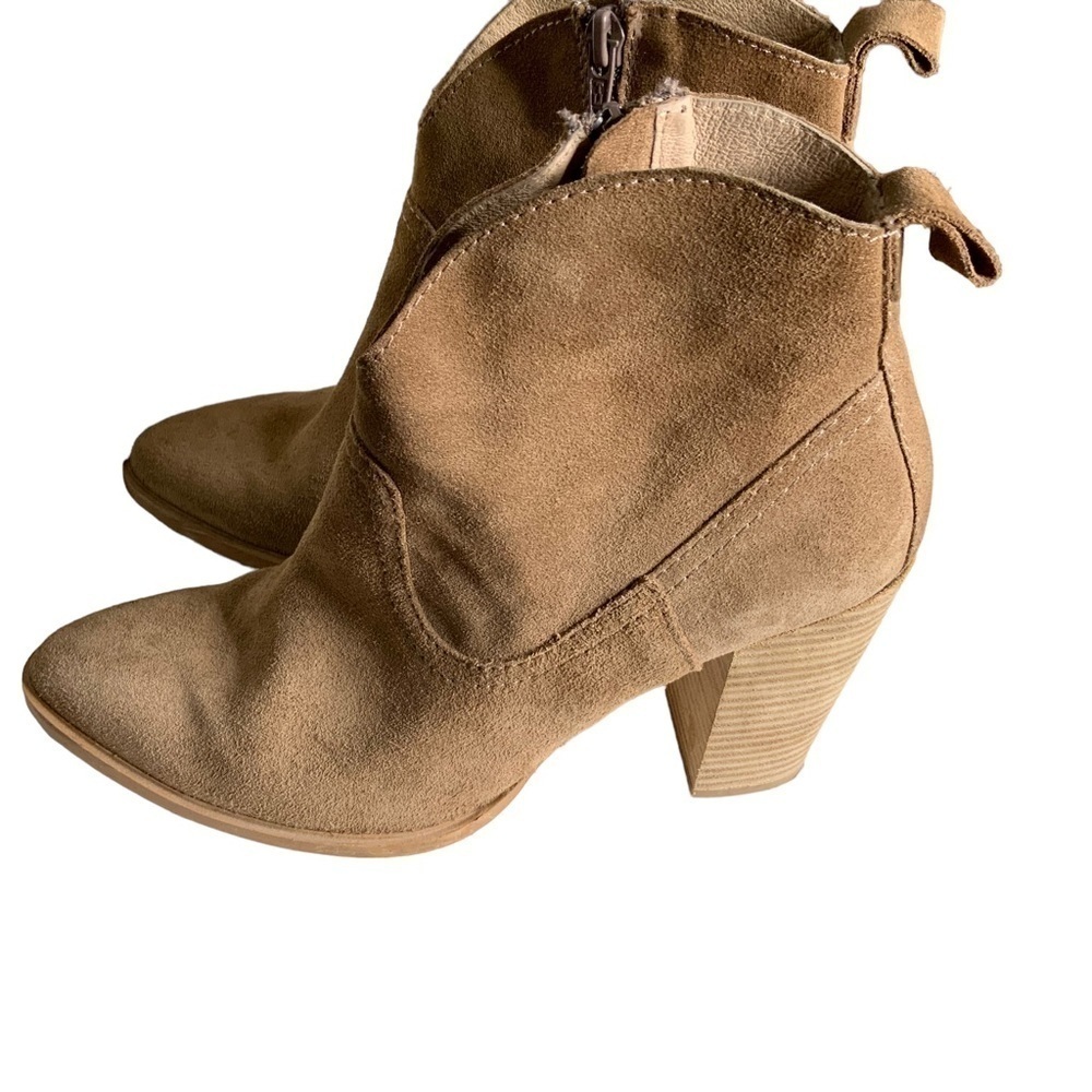 Pure Navy brown suede boots. Size 10 - Picture 6 of 6
